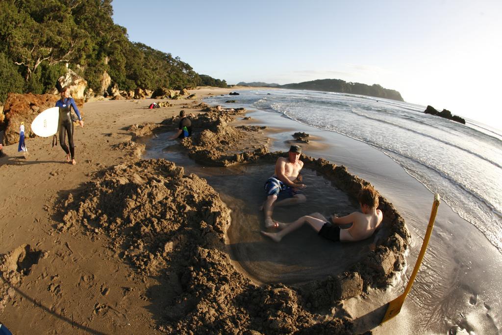 Hot Water Beach Bure Wera Hotwater Beach Bagian luar foto